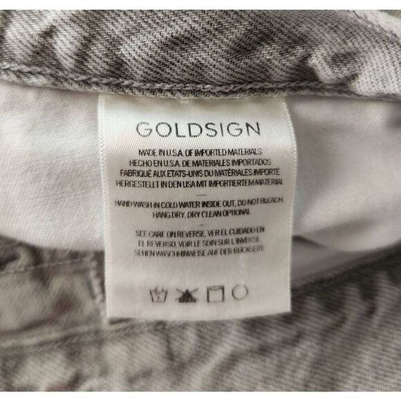Goldsign The Relaxed Straight Button Fly Jeans Size 28 - Picture 9 of 10